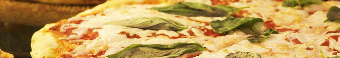 Eating Pizza at Romanza Italian Restaurant restaurant in Cherry Hill, NJ.